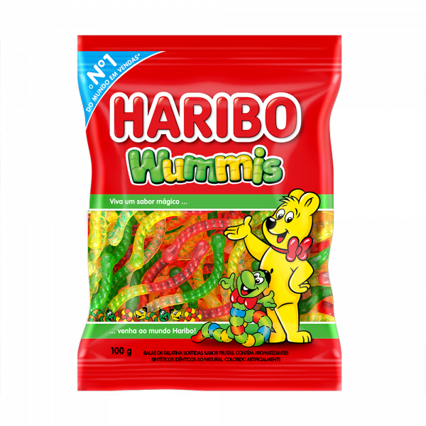 imagem de BALA HARIBO GELATINAS WUMMIS 80G