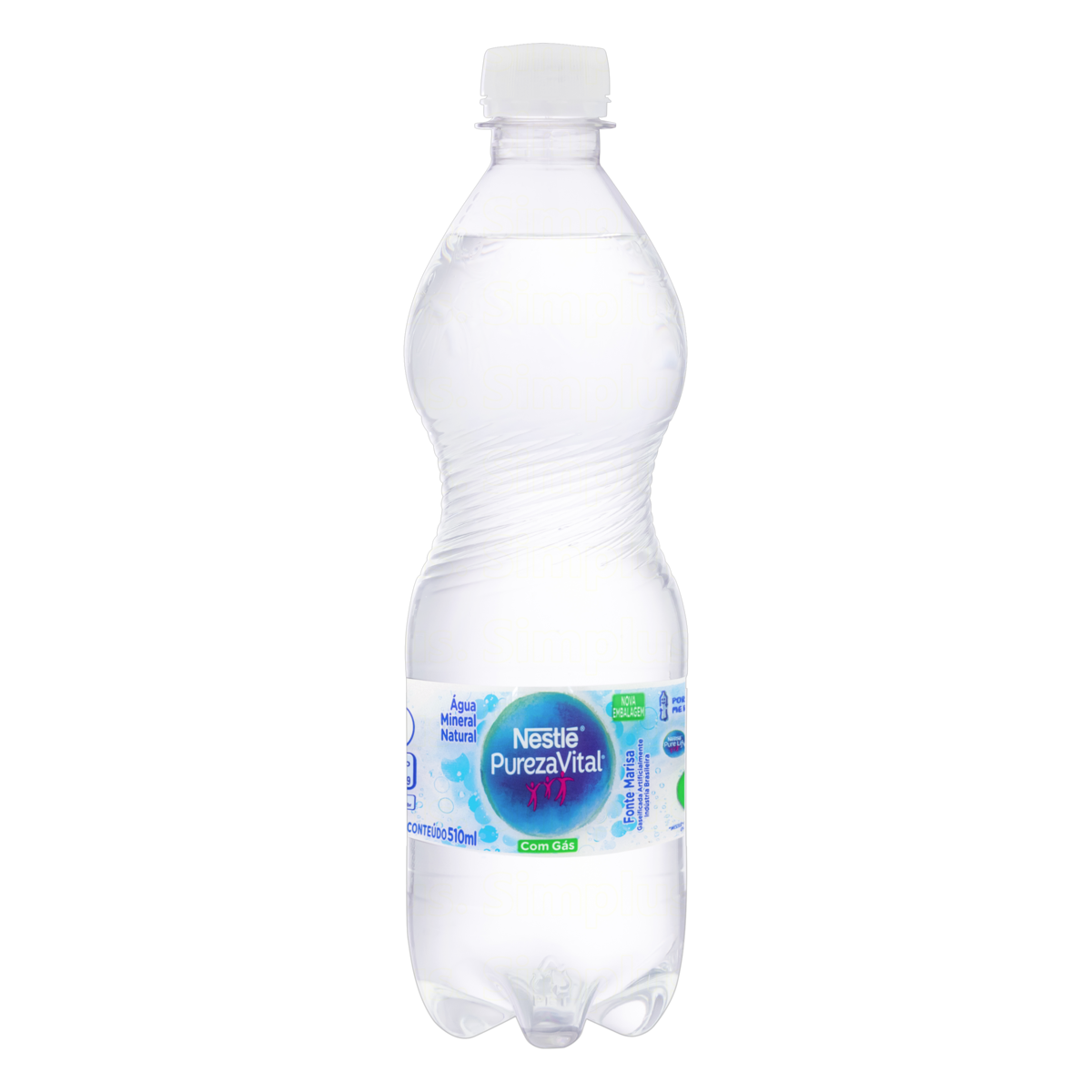 imagem de AGUA MINERAL PUREZA VITAL C/GAS 510ML