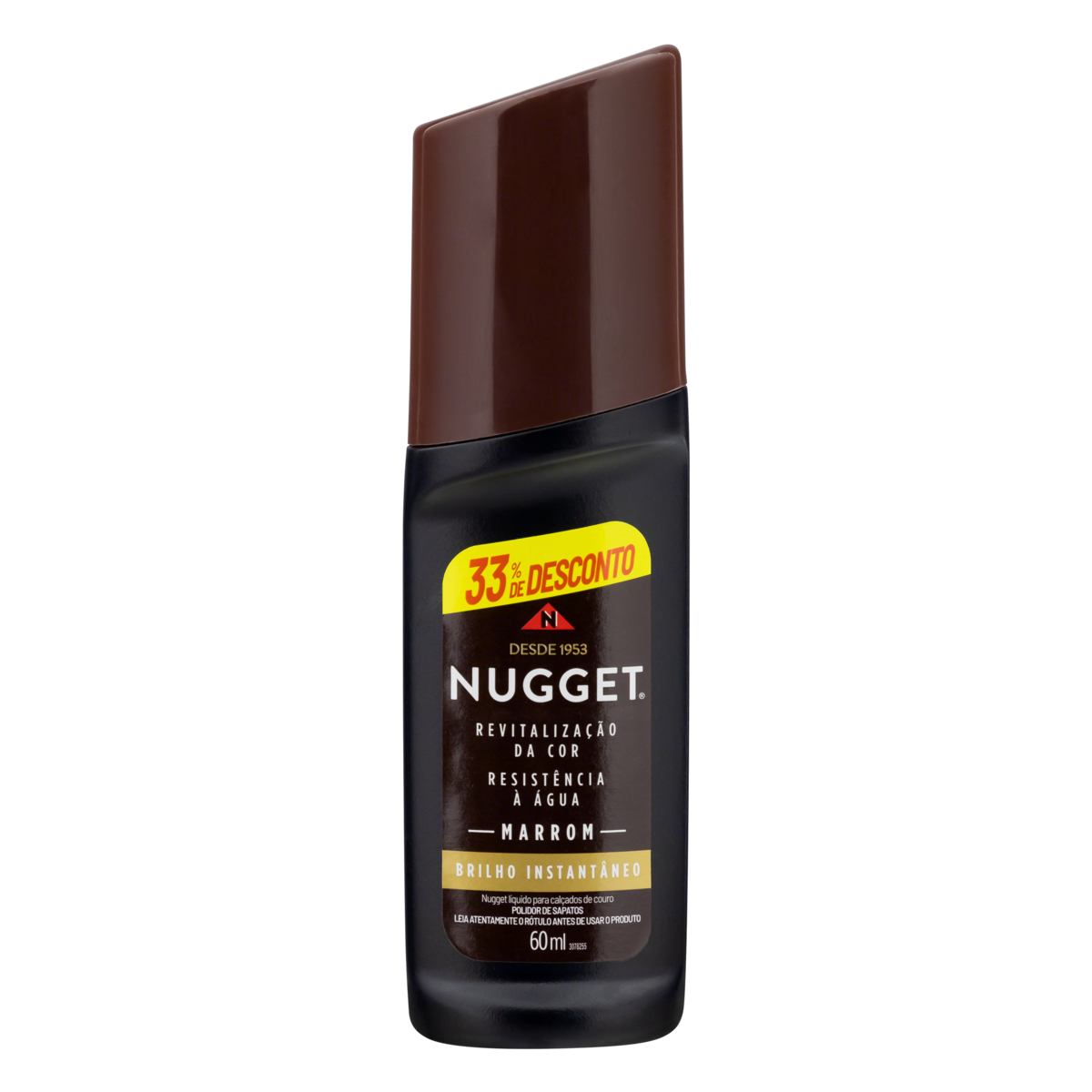 imagem de POLID CALCADOS LIQ NUGGET MARROM 33% GTS 60ML
