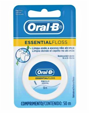 imagem de FIO DENTAL ORAL-B ESSENT FLOSS 50M