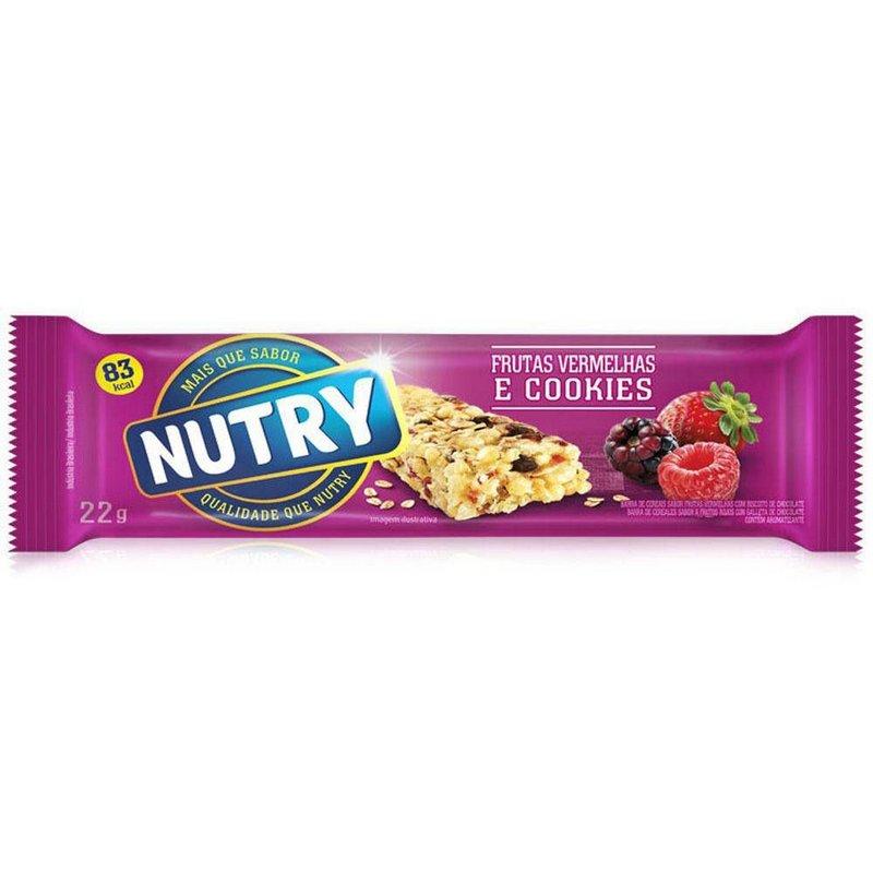 imagem de BARRA CEREAL NUTRY  FRUTAS VER 22G
