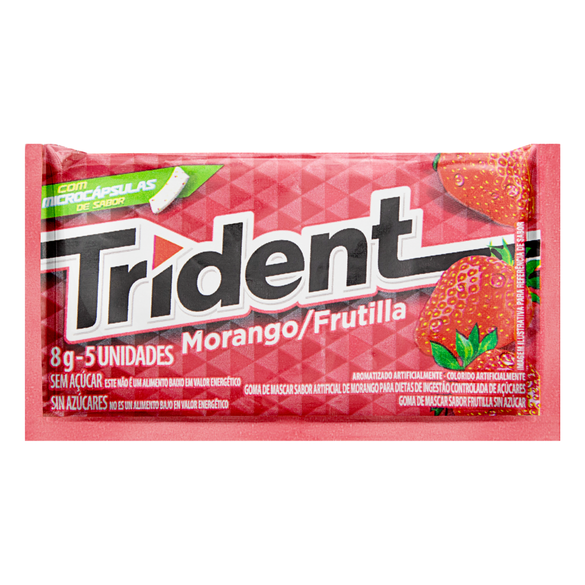 imagem de CHICLETE TRIDENT MORANGO 5G