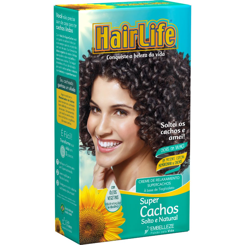 imagem de CR ALISANTE HAIR LIFE SUPER CACHOS