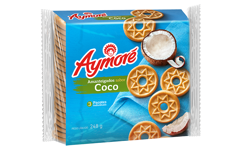 imagem de BISC AYMORE AMANTEIGADO COCO 248G