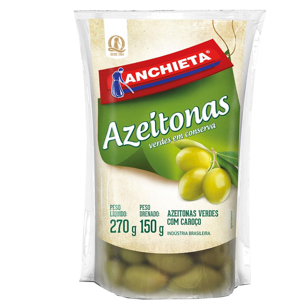 imagem de AZEITONA VERDE ANCHIETA C/CAROCO 200G VD