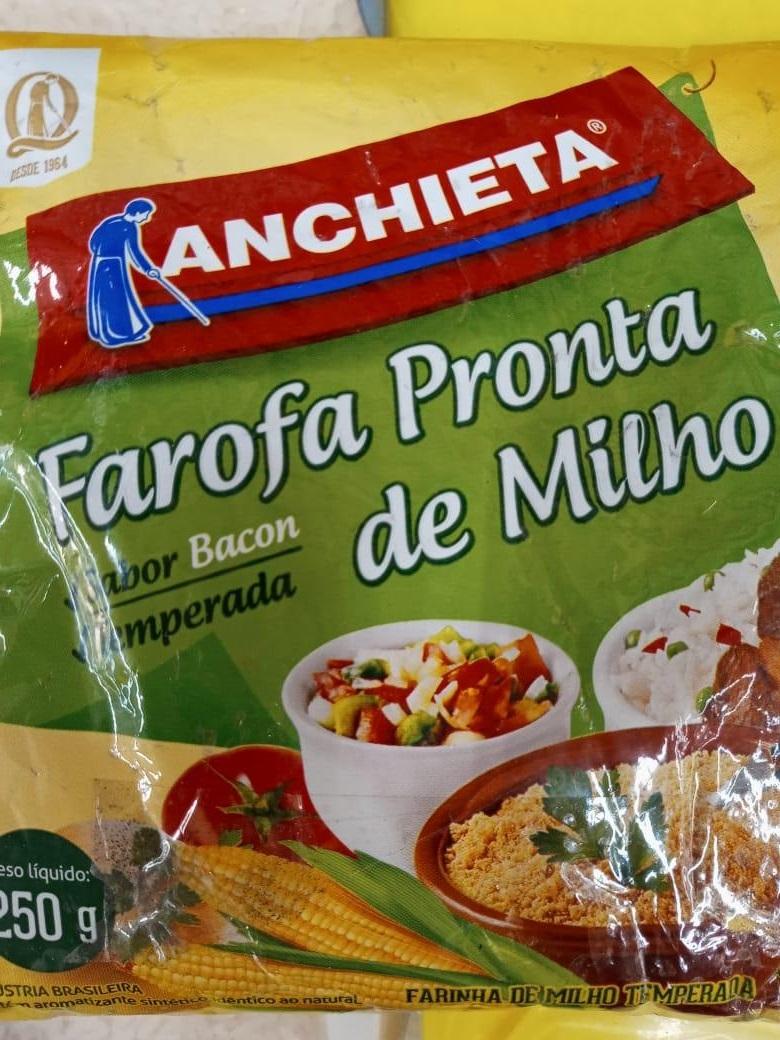 imagem de FAROFA ANCHIETA MILHO TEMP BACON 250G