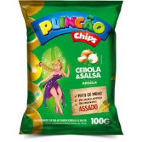 imagem de SALGADINHO PLINC CHIPS CEBOLA/SALSA 100G