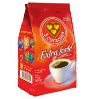 imagem de CAFE TRES CORACOES 500GR EXTRA FORTE