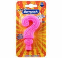 imagem de VELA ANIV BOMPACK INTERROGACAO ROSA