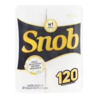 imagem de PAPEL TOALHA SNOB 2RL 120F CLASSICA