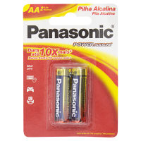 imagem de PILHA PANASONIC ALCALINA AA2 C 2