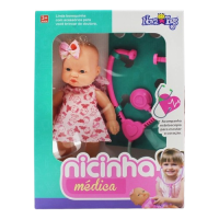 imagem de BRINQ BONECA NICINHA MEDICA 34CM