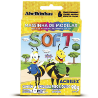 imagem de MASSAS DE MODELAR FABER CASTEL ACRILEX SOFT 90G