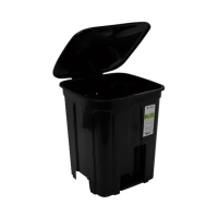 imagem de LIXEIRA PEDAL 15LT QUAD.PTA 3071