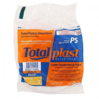 imagem de PRATO RASO DESC TOTAL PLAST C 10 15CM  COPOPLAST