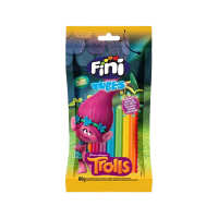 imagem de BALA FINI GELATINAS TUBES TROLLS 80G