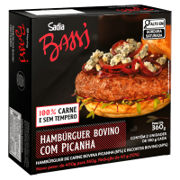 imagem de BIFE HAMBURG  BOV PICANHA BASSI 360G