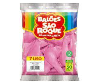 imagem de BALAO SAO ROQUE ROSA BABY 50UN