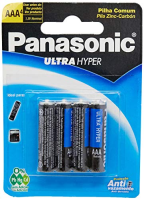 imagem de PILHA PANSONIC COMUM ULTRA AAA R03UAL 4B