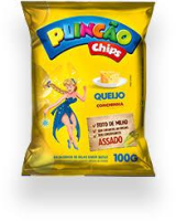 imagem de SALGADINHO PLINC CHIPS QUEIJO 100G