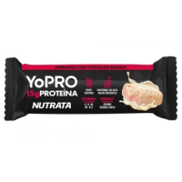 imagem de BARRA CEREAL YOPRO NUTRATA  CHOC BRANCO 55G