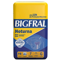 imagem de Fralda Desc Bigfral Derma Plus Not G 7 Un